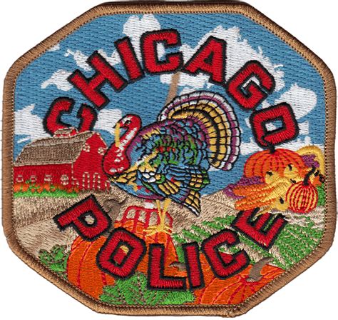 CHICAGO POLICE SHOULDER PATCH: Thanksgiving - Chicago Cop Shop