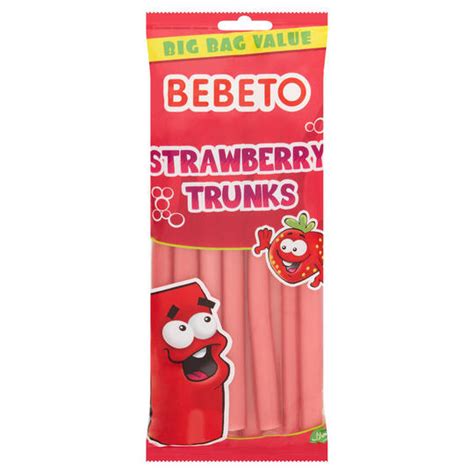 Bebeto Strawberry Trunks 250g | Sweets | Iceland Foods