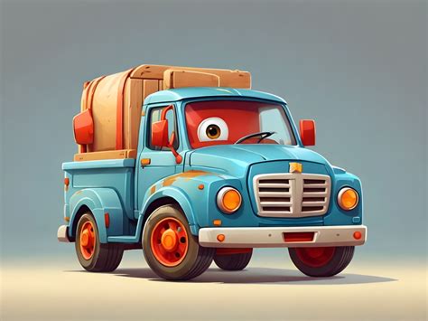 Cartoon Toy Truck Vector Illustration Graphic by A.I Illustration and Graphics · Creative Fabrica