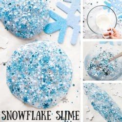 Fake Snow Slime Recipe - Little Bins for Little Hands