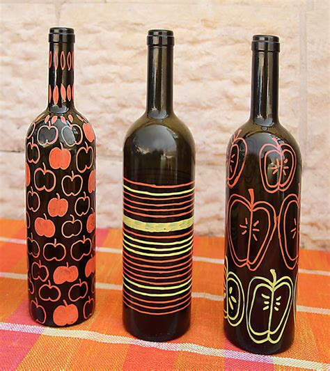 Wine Bottle Vases Simplified For Your Fall Table - creative jewish mom
