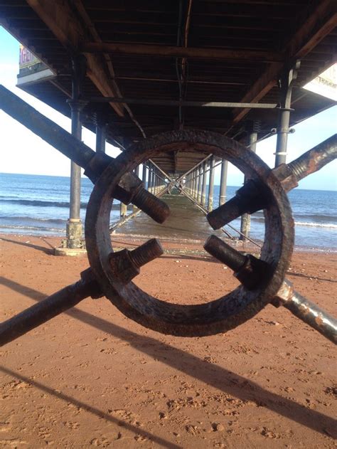 Underneath Paignton Pier