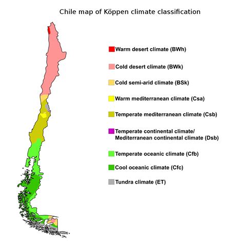 File:Chile map of Köppen climate classification.svg - Wikimedia Commons