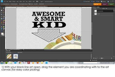 photoshop elements tutorial on creating a design starting with simple word art | Photoshop ...