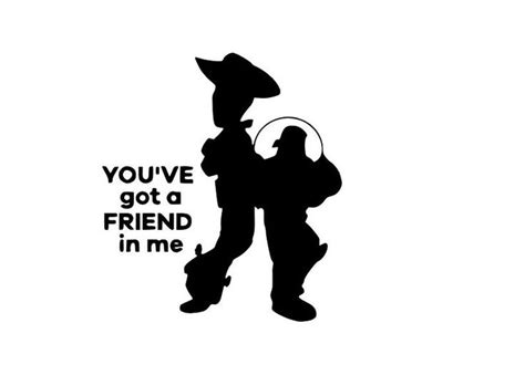 You've Got a Friend in Me SVG Buzz and Woody SVG | Etsy in 2021 | Cricut, Disney silhouettes ...