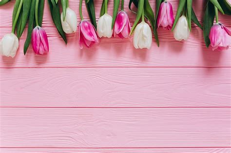 Image Tulips Flowers Wood planks Boards | Fondos de pantalla tulipanes ...