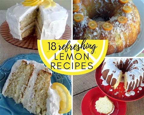 18 Refreshing Lemon Recipes - Just A Pinch