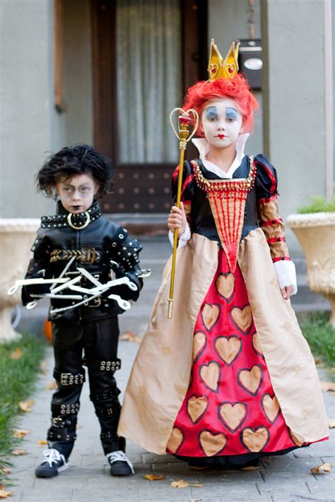 Tim Burton children's costumes Edward Scissorhands or