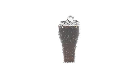 Glass of Pepsi With Ice Cubes 3D model - TurboSquid 1752417