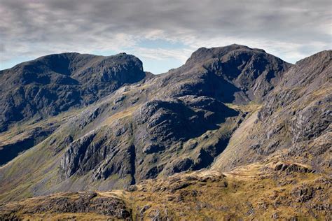 Scafell and Scafell Pike from the summit of Bowfell by Martin Lawrence