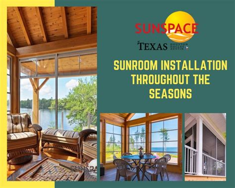 Sunroom Installation Throughout the Seasons - Sunspace Sunrooms