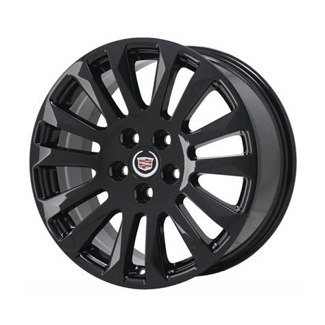 CADILLAC CTS wheels rims wheel rim stock genuine factory oem used replacement 4673 GLOSS BLACK ...