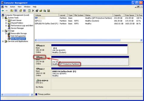 Format a GPT protected partition on Windows XP | LaCie Support US