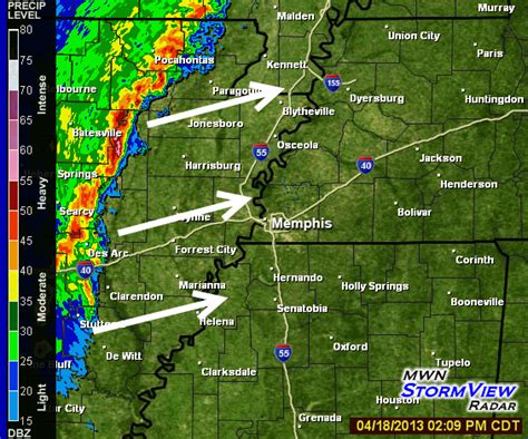 Memphis Radar Weather Map - Tour Map