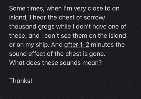 Sound effect chest of sorrow/ thousand grogs on an island : r/Seaofthieves