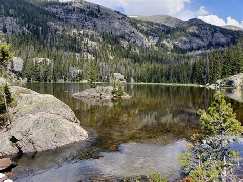 Lone Pine Lake on a beautiful afternoon in Grand Lake, Colorado! Lone Pine, Pine Lake, Grand ...