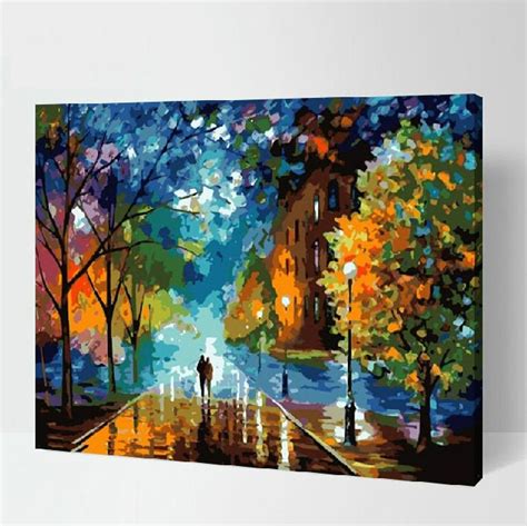 Landscape DIY Painting Kit Paint By Numbers Kit DIY Oil