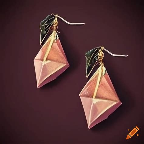 Triangular earring fantasy art on Craiyon