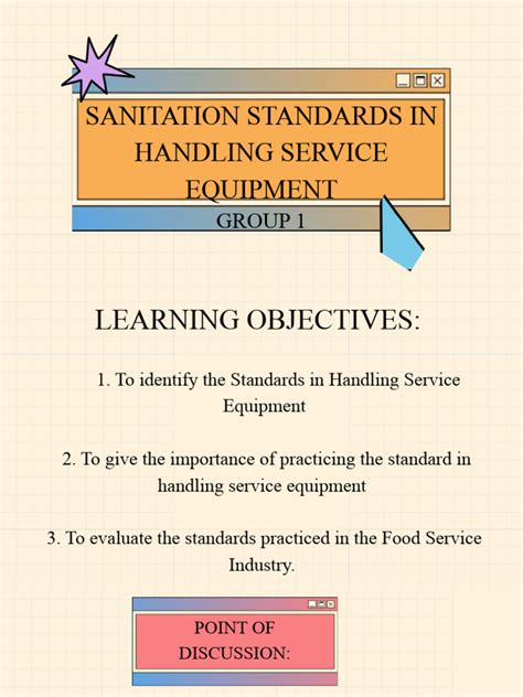 Sanitation Standards in Handling Service Equipment | PDF