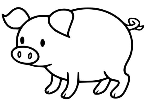 Baby Pig Coloring Pages - Free Printable Coloring Pages for Kids