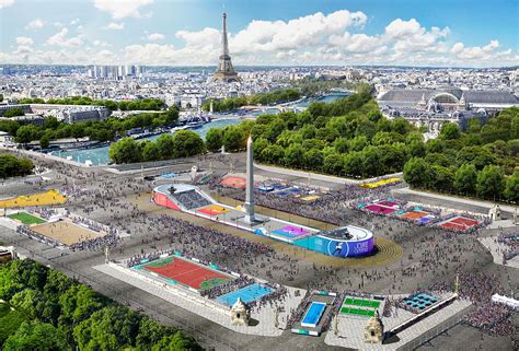 Paris 2024; 23 June – Olympic Day 2019 – Place de la Concorde ...