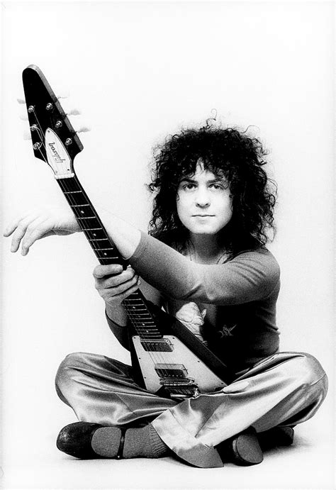 GLAM IDOLS ★ - Marc Bolan posed with Gibson Flying V guitar –...