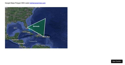 google-maps-polygon-with-labels - Codesandbox