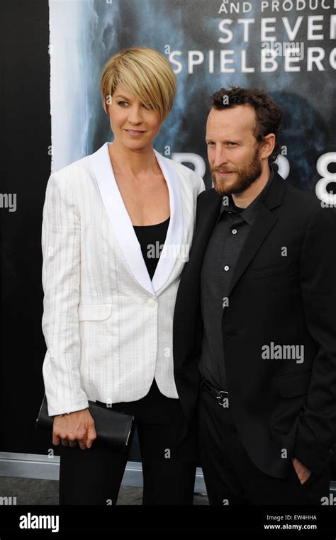 LOS ANGELES, CA - JUNE 8, 2011: Jenna Elfman & husband Bodhi Elfman at the Los Angeles premiere ...