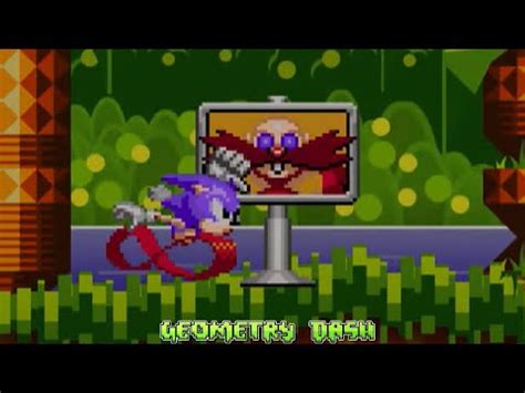 SONIC THE HEDGEHOG IN GEOMETRY DASH?! - YouTube