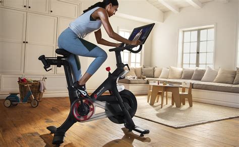 The Peloton Exercise Bike Helps You Sweat at Home