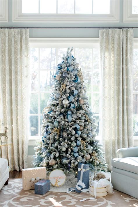 Blue Christmas Decorating Ideas - A Tour of Our Home