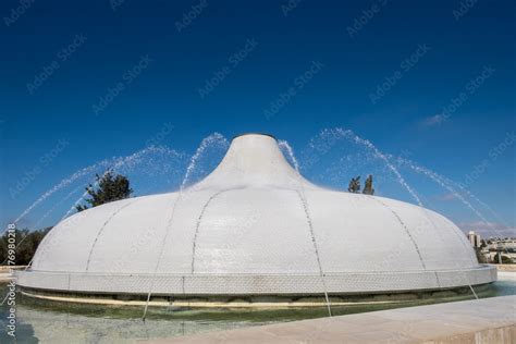 Shrine of the Book. Israel Museum, Jerusalem. Israel. The shrine houses the Isaiah scroll, one ...