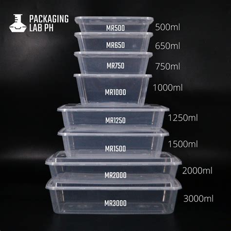 2000ml Rectangular Microwavable Container – Packaging Lab Philippines