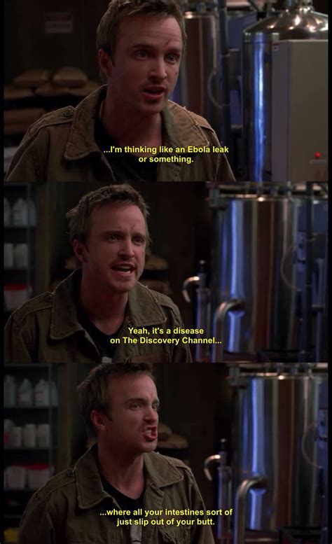 Jesse Pinkman, Breaking Bad | Ebola | Breaking bad funny, Breaking bad tv series, Breaking bad