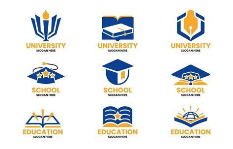 Modern Education Logo Template for School 19481045 Vector Art at Vecteezy