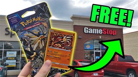 NEW POKEMON CARD FREE AT GAMESTOP! Opening Ultra Prism Packs Haul! - YouTube