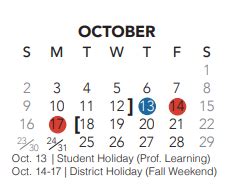 Keller Middle - School District Instructional Calendar - Keller Isd - 2022-2023