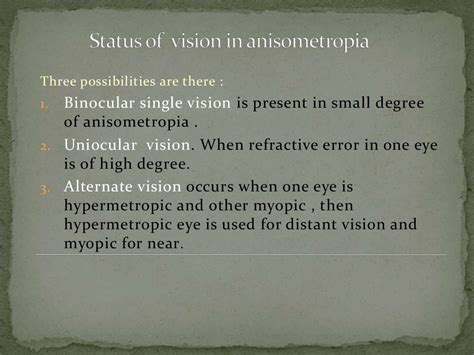 Anisometropia