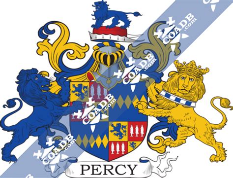 Percy Family Crest, Coat of Arms and Name History