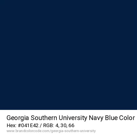 Georgia Southern University Brand Color Codes » BrandColorCode.com