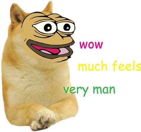 Dank Memes - Wow Such Doge Pepe, HD Png Download - Original Size PNG Image - PNGJoy