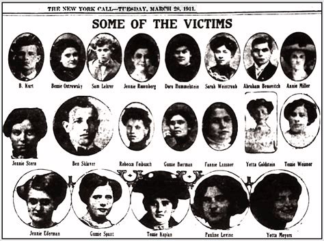 Hellraisers Journal: From The New York Call: Photographs of Twenty Victims of the Triangle Fire ...