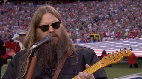 Chris Stapleton Sings National Anthem at Super Bowl LVII: Watch