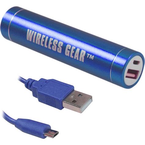 Wireless Gear PU414 2,200 mAh Portable Power Bank - Blue