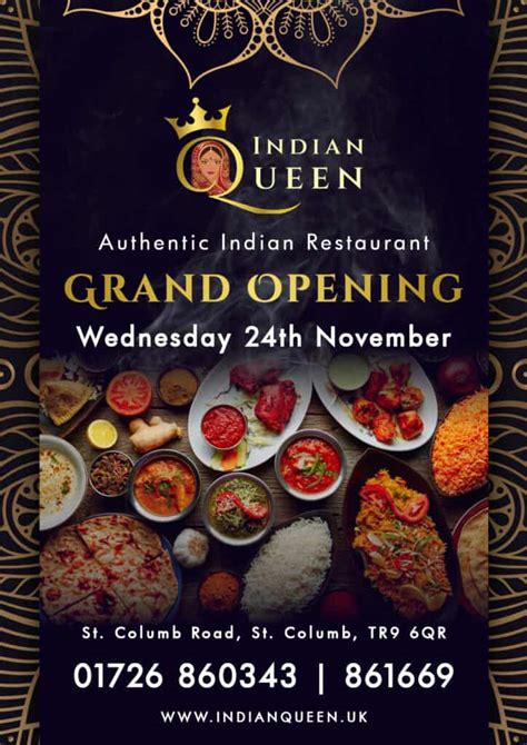 Indian Queen Grand Opening on 24th November 2021 | Indian Queen