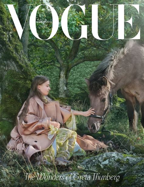 Must Read: Greta Thunberg Covers the First Issue of 'Vogue' Scandinavia ...