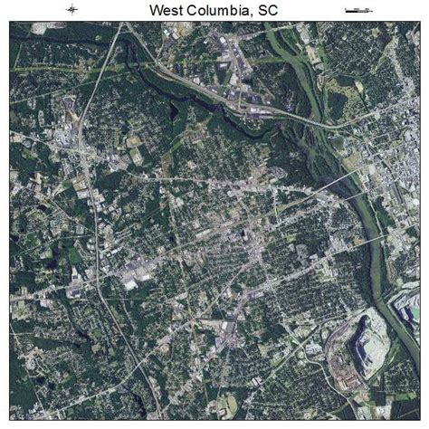 Aerial Photography Map of West Columbia, SC South Carolina