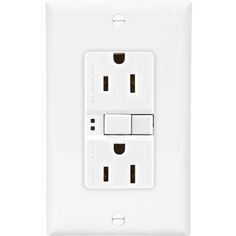 Eaton 20 Amp Duplex GFCI Receptacle Outlet, White (Eaton SGF20W ...