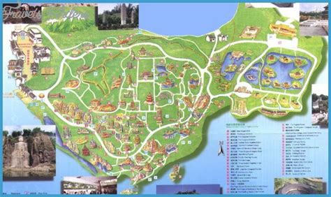 Shenzhen Map Tourist Attractions - TravelsFinders.Com