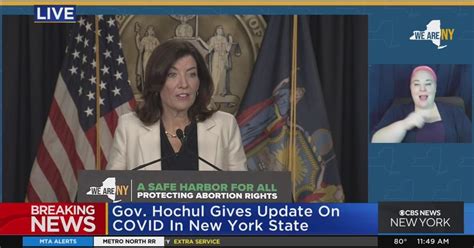 Gov. Hochul gives COVID update - CBS New York